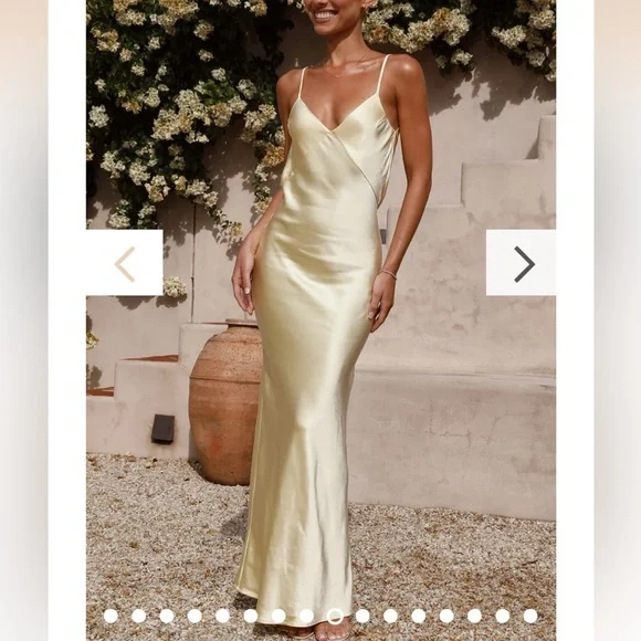 Yellow Maxi Dress - Picture 3 of 5